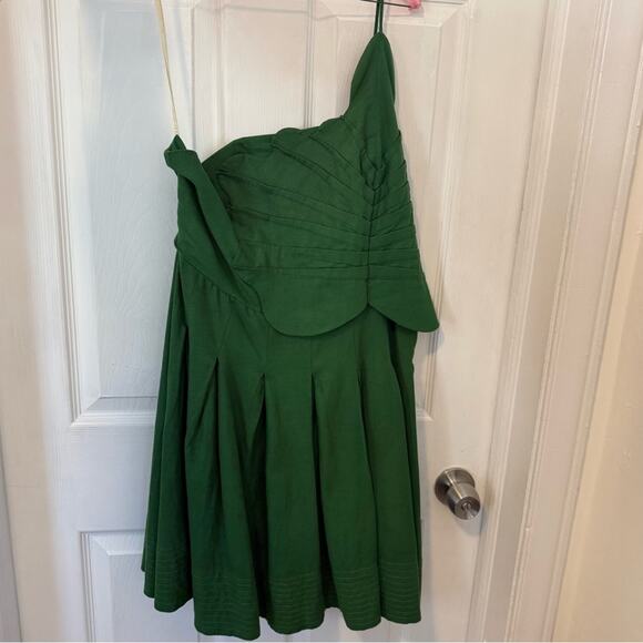FARM Rio Elegant Green One-Shoulder Dress - Picture 6 of 9